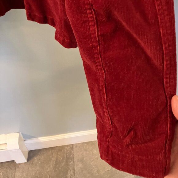 Christopher & Banks Women's Dark Red Unlined Corduroy Jacket Size S - Picture 6 of 9